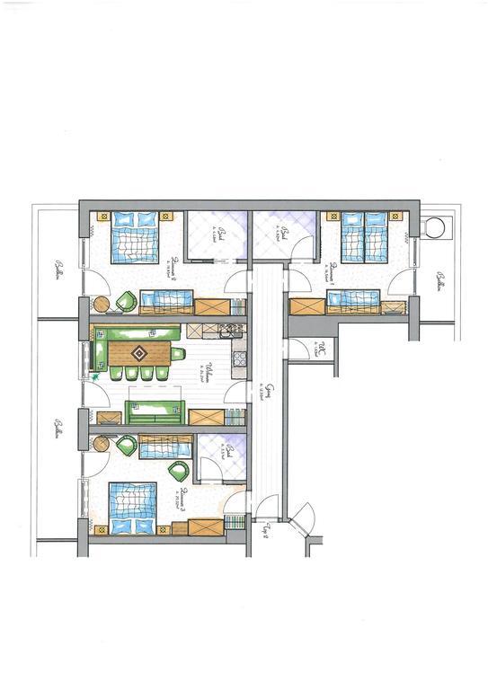 Aparthotel Hohe Bruecke Mittersill Chambre photo